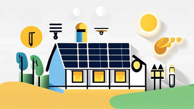 How much electricity does a solar light require per year?