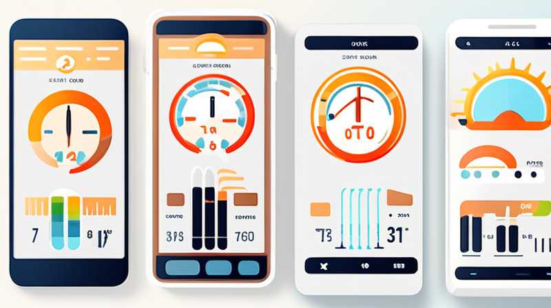 How to adjust the temperature of a solar meter