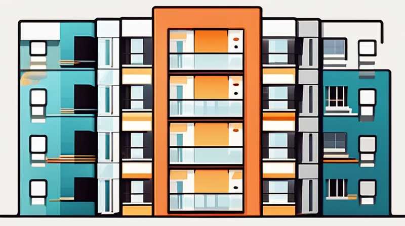 How many floors of residential buildings need solar energy?