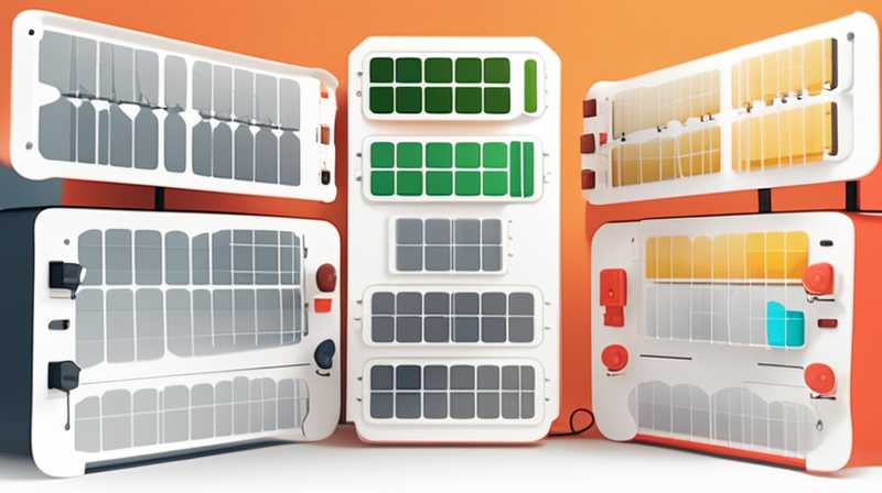 How to connect solar panels and batteries for simultaneous power supply