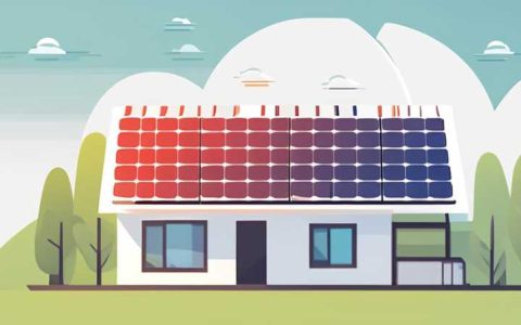 How to fix solar energy to the roof of a flat house