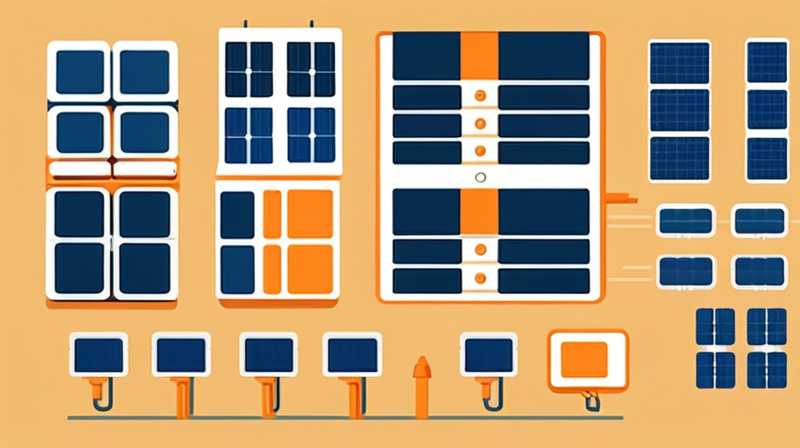 How to connect 15000w solar panels