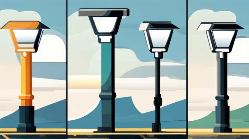 How many years is the life of solar street light poles