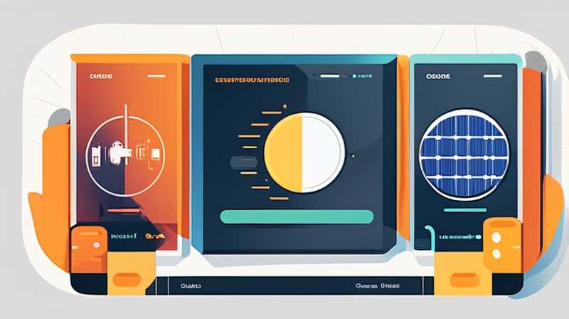 How to set automatic control of solar energy