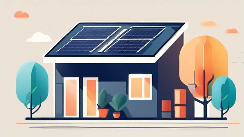 How to use solar panels to replace light control