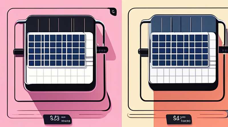 How many square meters of wire are needed to output a 50w solar panel?