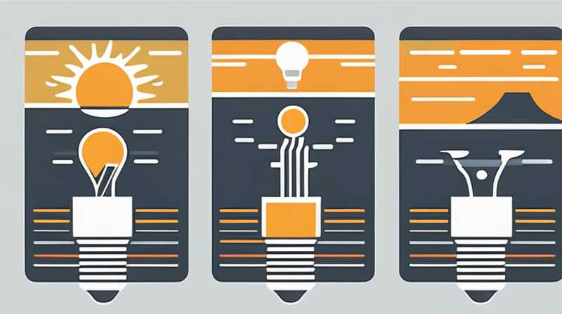 How many watts of solar energy does a light bulb produce?