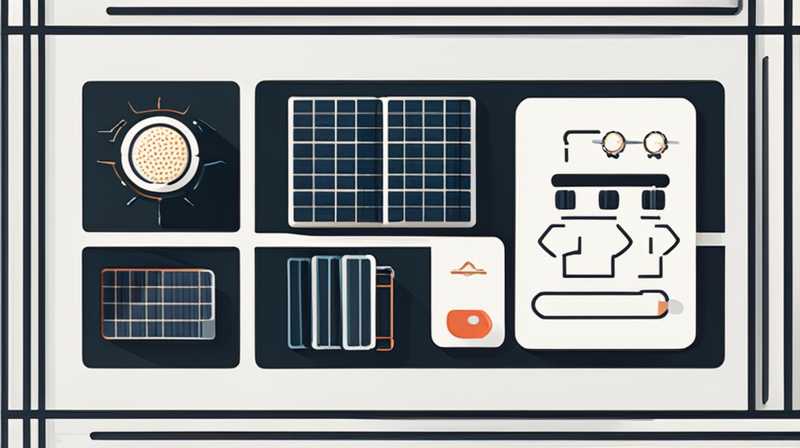 How to connect independent solar cells