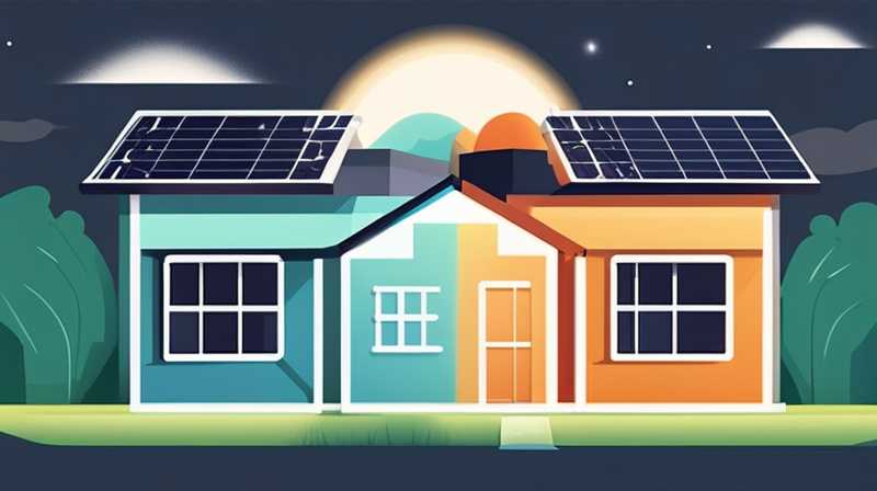 What kind of solar lights are good for self-built houses