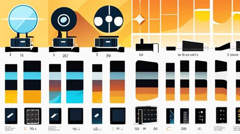 How many watts is the solar searchlight