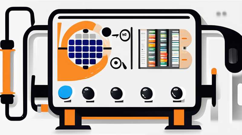 How to connect booster pump to solar meter