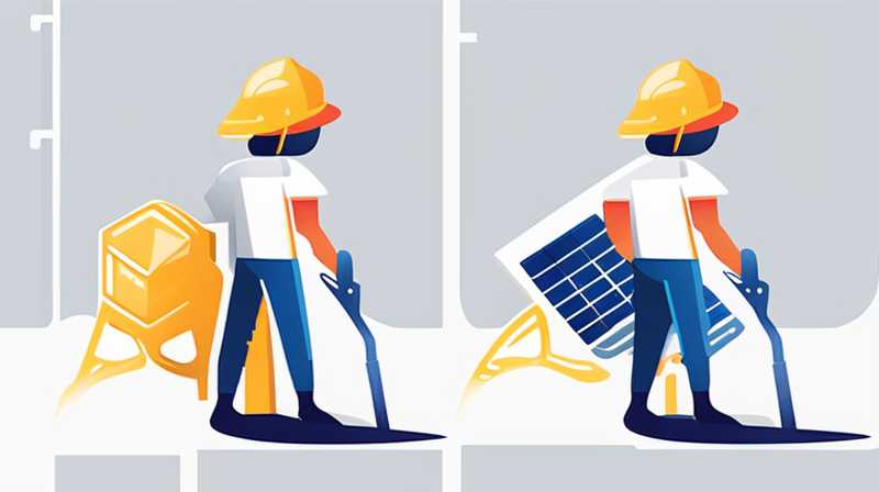 How much does it cost to clean up a solar worker?