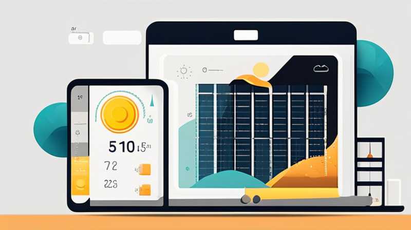 Solar power monitoring how many volts