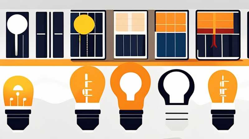 How to connect a solar light bulb to light it up