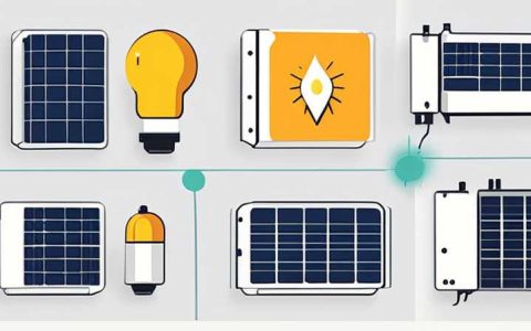 Why is the capacitor connected to solar energy?