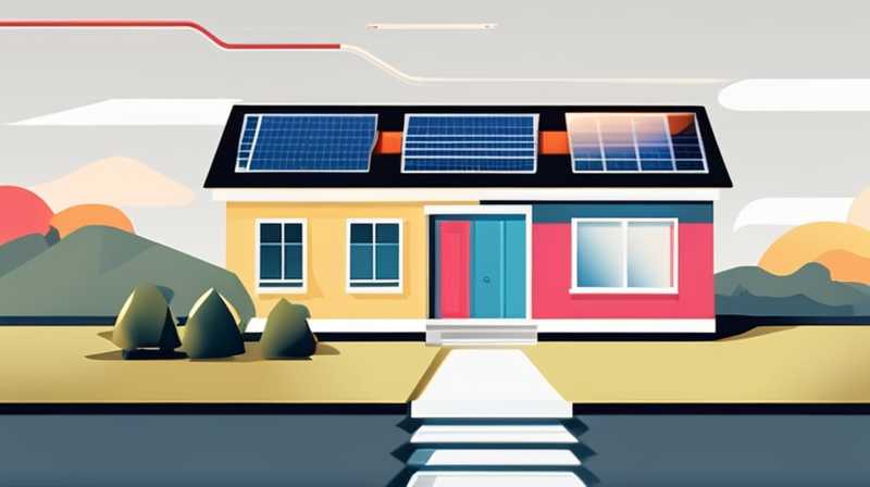 What to do if the rental house only has solar energy