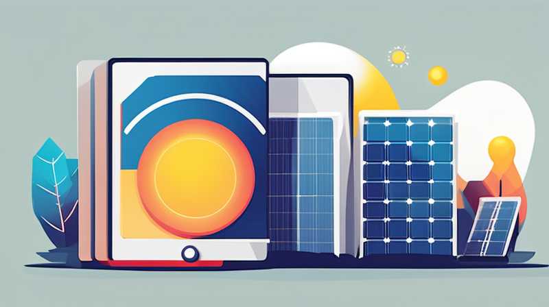 How do solar panels power devices?