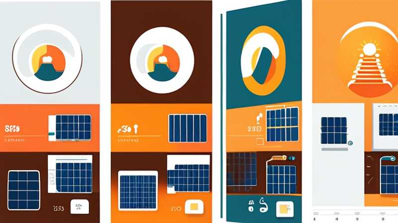 How to turn on and off the solar monitoring light