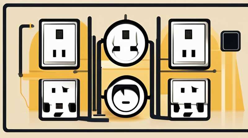 How to connect solar energy to the socket