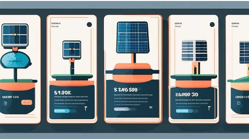 How much does it cost to control solar lights