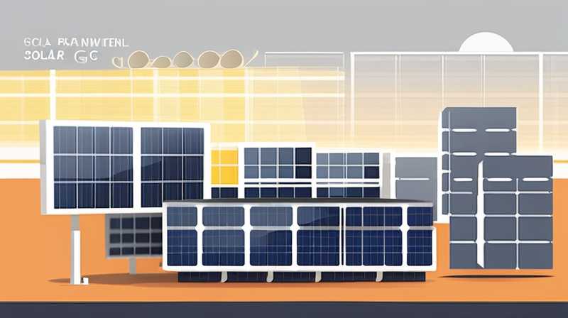 How many square meters are there in 1G solar photovoltaic panel?