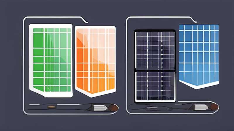 How to assemble two solar panels