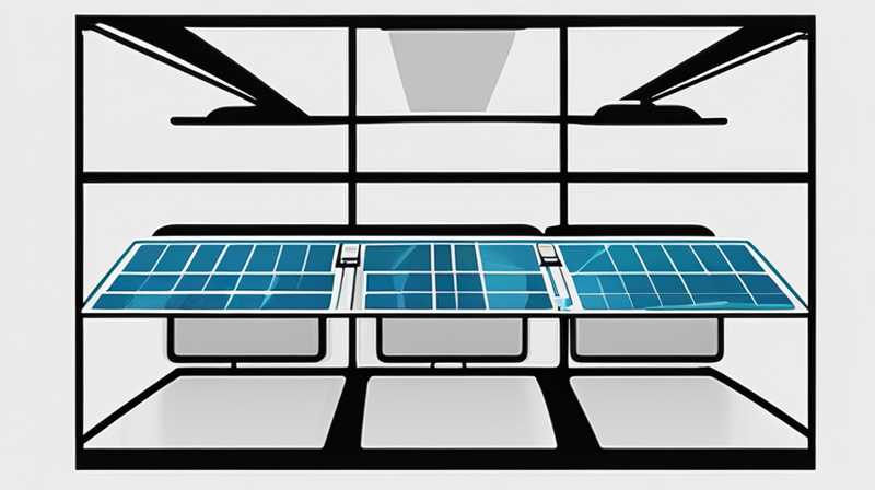 How to connect indoor wall mounted solar panels