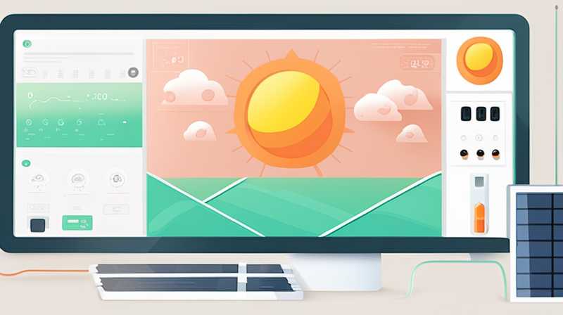 How to install a solar monitor yourself