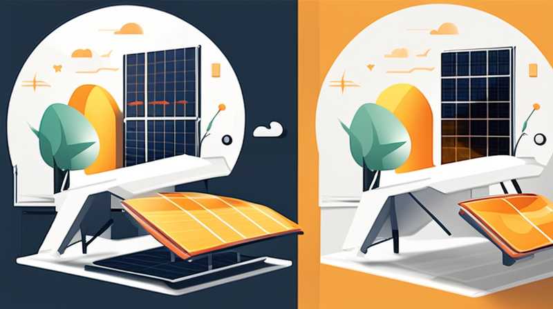 Where is the best position to place solar energy?