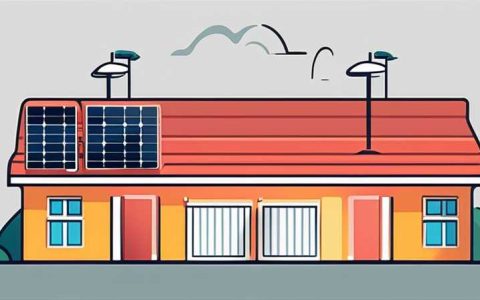 Where to put the solar battery for street lights