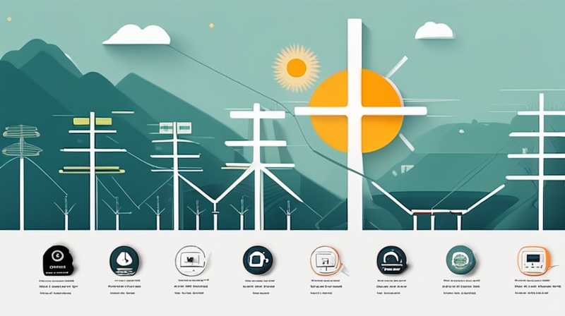 How to connect the solar power lines