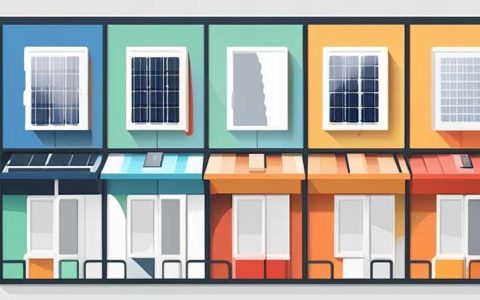 What to put under the wall mounted solar panel