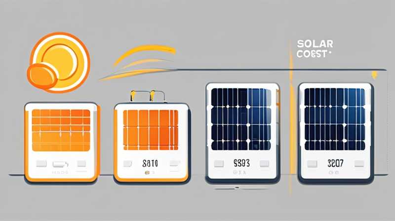 How much does solar panel equipment cost?