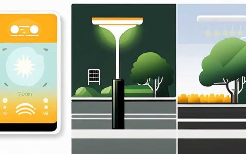 How many meters can solar street lights control