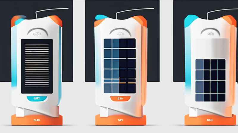 How to open the back cover of the solar light