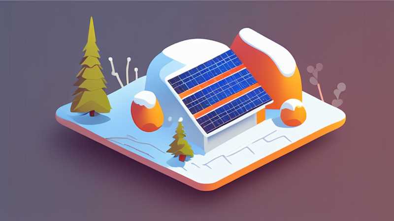 How to solve the problem of solar energy freezing in winter