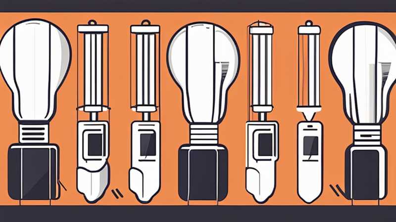 How to use the solar light bulb charger