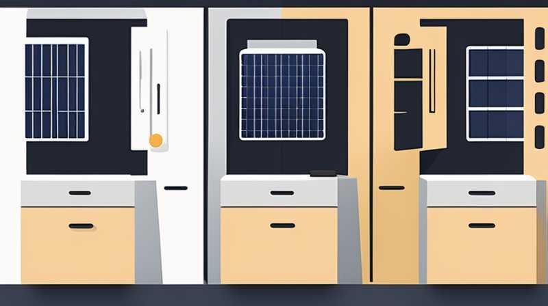 How to install a solar closet