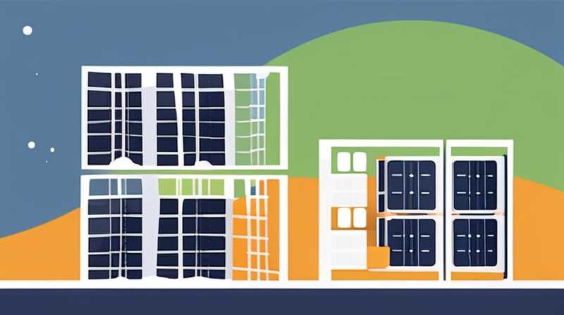 How to disassemble a one-to-two solar panel