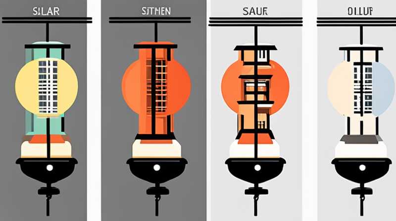 How to install a lantern solar fan