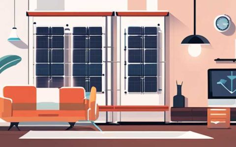 How many watts of solar panels can be used for home lighting?