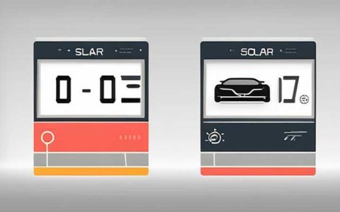 What does Solar Car Clock SE mean?
