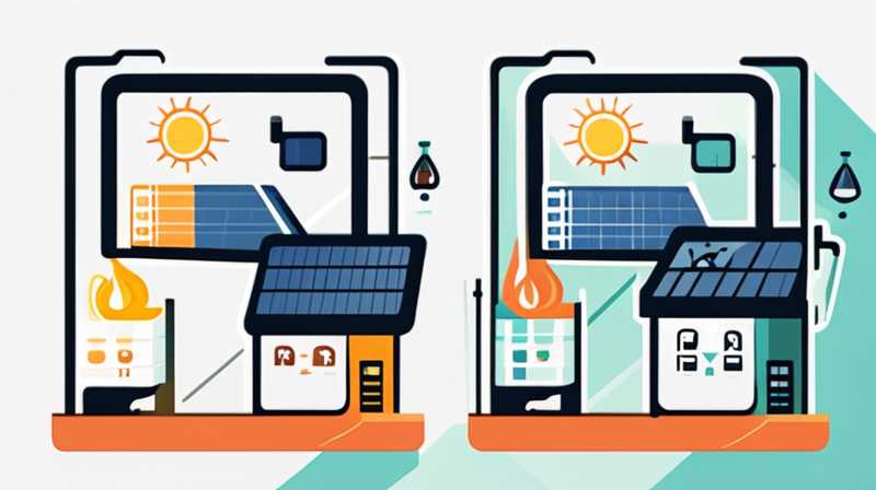 How to use solar energy to collect gas