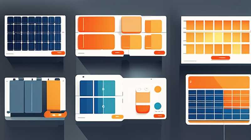 How to match solar panels and lights