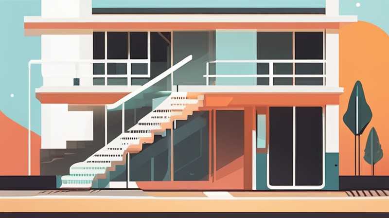 How to install solar energy in the corridor of staircase house