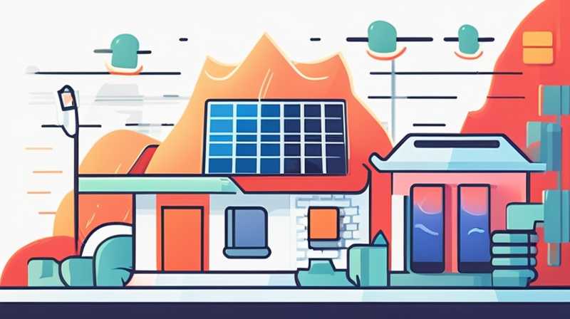 What accounting items should be recorded for solar energy