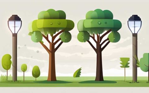 How long does the solar energy of outdoor tree lights last?