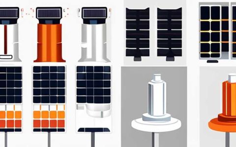 How to disassemble the solar panel of the pillar lamp