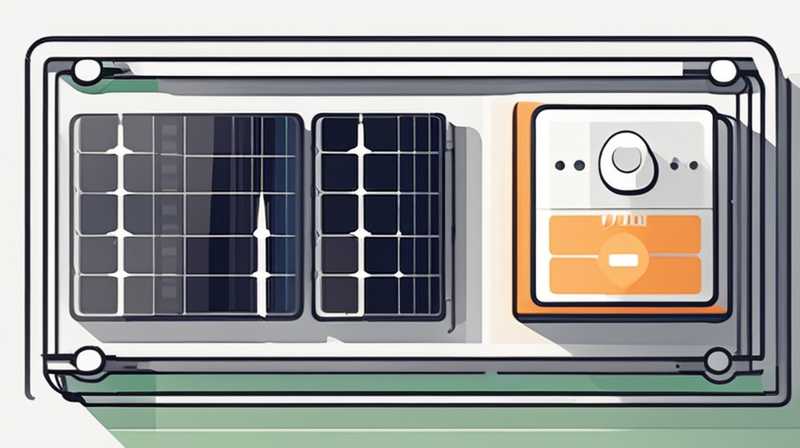 How to use electricity from solar panels at night