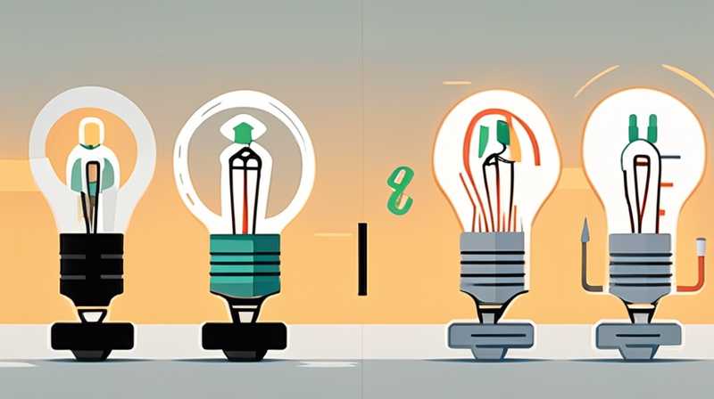 How to disassemble a small solar light bulb